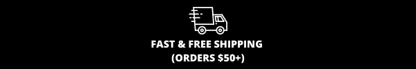 FAST & FREE GROUND SHIPPING ON ORDERS OVER $50.V2